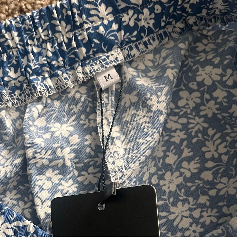 Amazon Blue Floral Midi Skirt - Picture 3 of 4